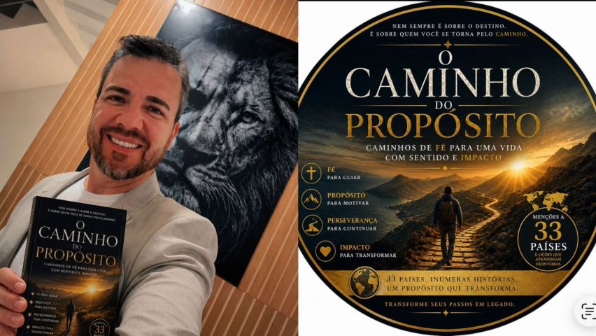 'O Caminho do Propósito': Ricardo Balbino lança livro e destina renda para crianças da Combemtu