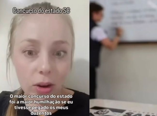 (Vídeo) Candidatos criticam prova de concurso da Educação em SC e apontam questões 'fora da realidade'