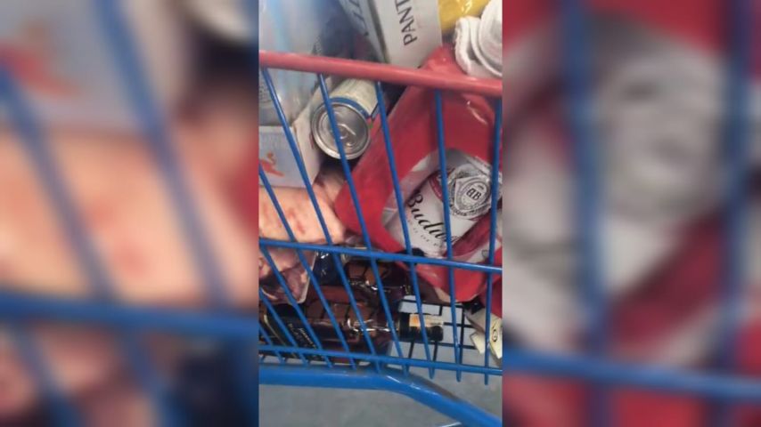 VÍDEO: Casal é preso tentando furtar mercadorias em mercado de Laguna
