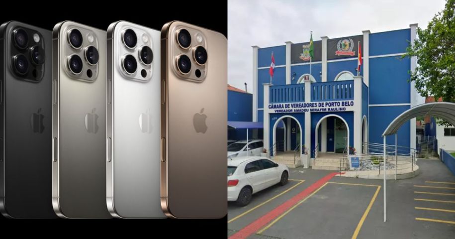 Cidade de SC com 27 mil habitantes compra R$ 124 mil em iPhones para vereadores