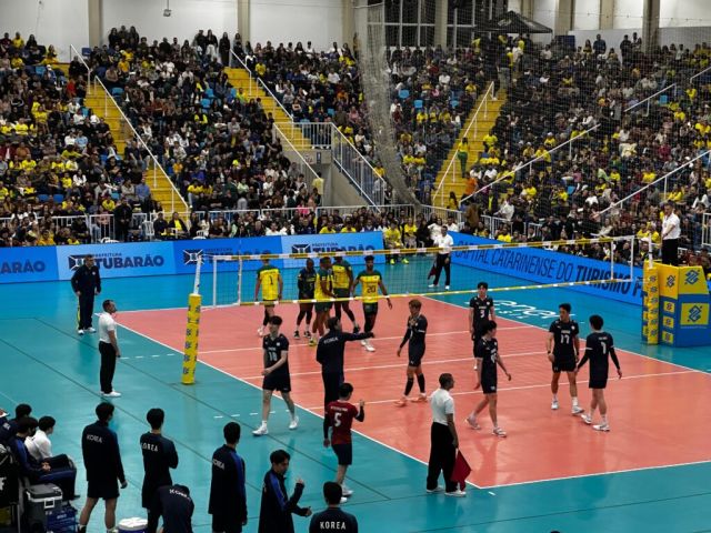 Tubarão receberá amistoso internacional de vôlei entre Brasil e Chile em julho