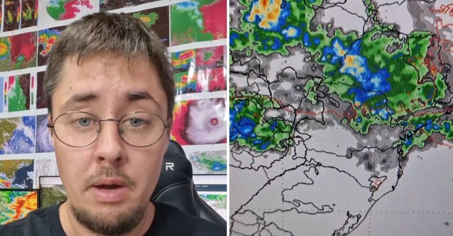 (Vídeo) Sistema de baixa pressão mantém chuva e risco de temporais no Sul do Brasil até sexta-feira