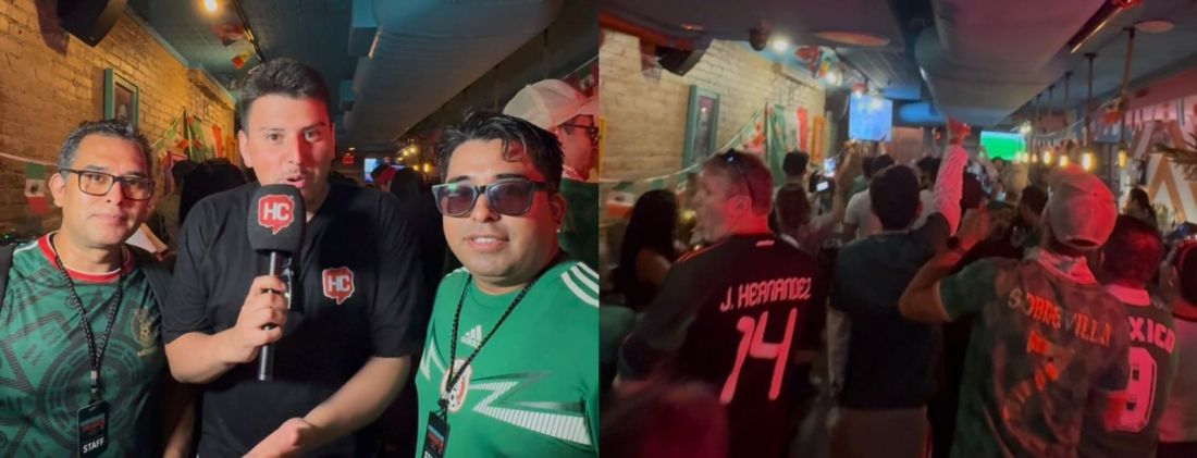(VÍDEO) Mexicanos transformam bar de Nova York em arquibancada durante abertura da Copa