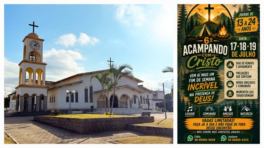 Paróquia do Humaitá promove retiro espiritual com três dias de fé, comunhão e avivamento