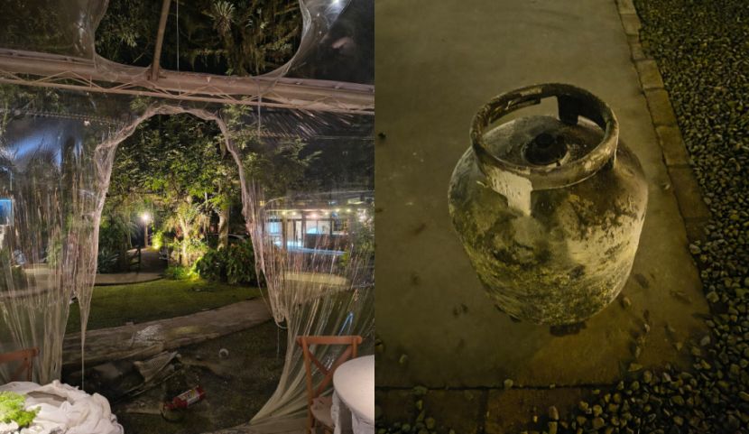 Susto em casamento: princípio de incêndio quase provoca tragédia em Orleans