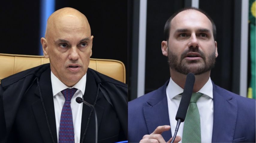 Moraes vota pela condenação de Eduardo Bolsonaro e STF forma maioria para condená-lo por coação em processo