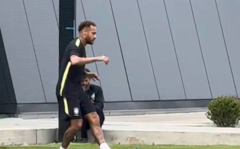 (Vídeo) Neymar treina em Nova Jersey, mas está fora do jogo contra o Haiti
