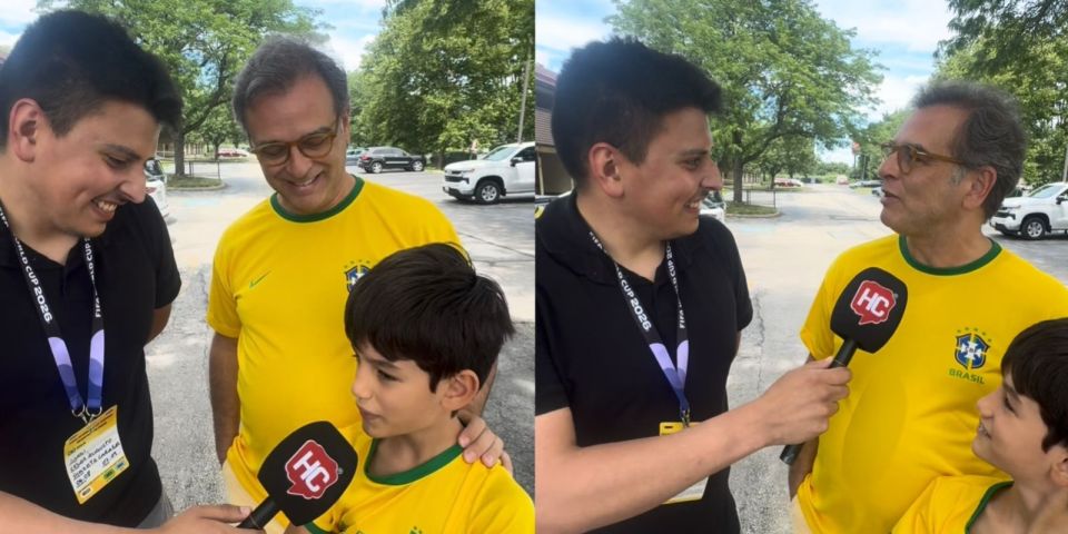 Entre milhares de torcedores, HC Notícias encontra tubaronense na Copa do Mundo; VÍDEO