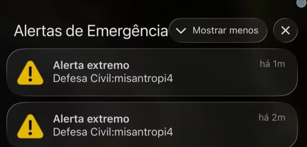 Plataforma da Defesa Civil é tirada do ar após sofrer invasão e disparar alerta extremo com a palavra