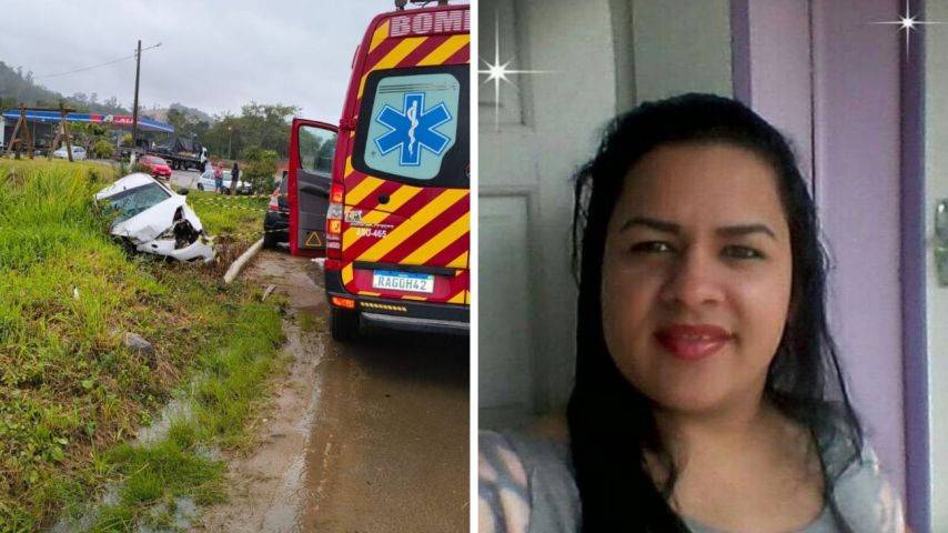 Identificada mulher que morreu em grave acidente em Pindotiba, Orleans