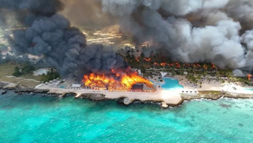 Incêndio em resort de luxo no Caribe mata turista e desaloja 1.700 hóspedes