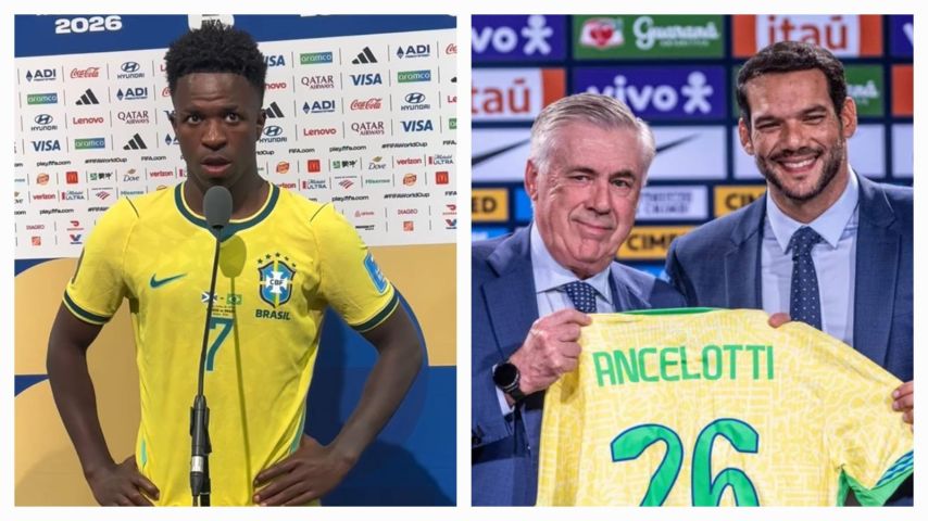 Após dois gols e vitória, Vini Jr. diz que Brasil fez seu melhor jogo com Ancelotti