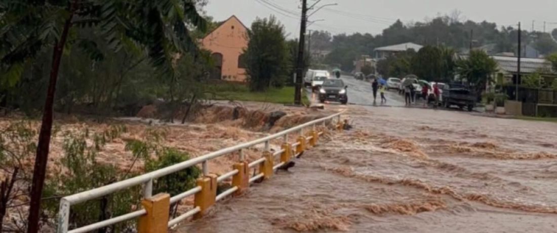 Rio Grande do Sul volta a enfrentar transtornos por causa das chuvas; VÍDEO