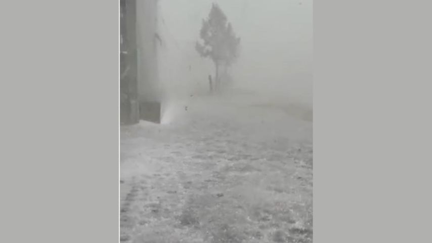 VÍDEO: Intenso temporal de granizo atinge a cidade de Candói (PR) nesta terça (30)