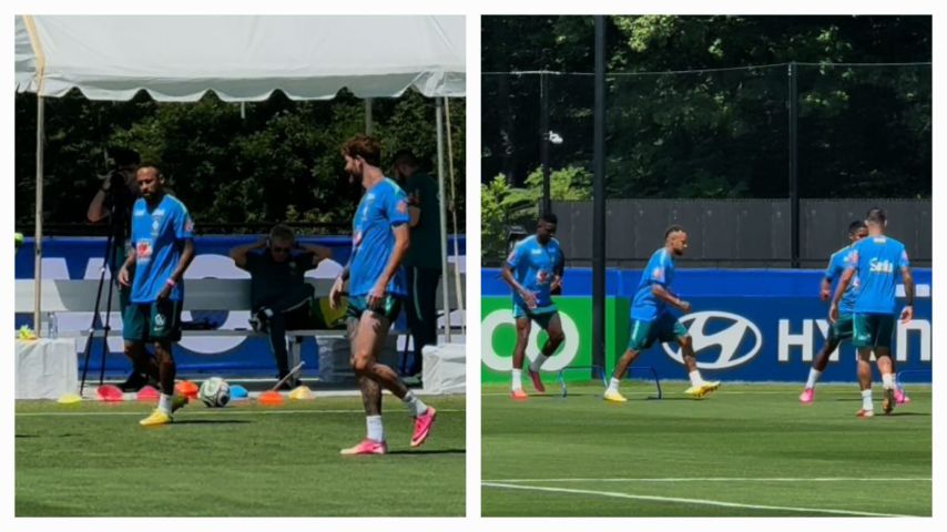 Sob calor de 35ºC, Seleção Brasileira intensifica preparação para duelo contra a Noruega