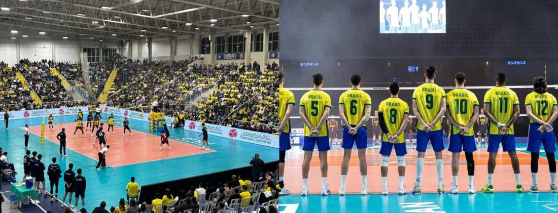 Seleção Brasileira B de vôlei desembarca em Santa Catarina e joga em Tubarão na próxima terça-feira