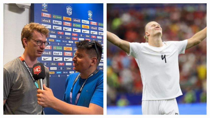 “Haaland colocou a Noruega no mapa”, diz jornalista antes de duelo contra o Brasil