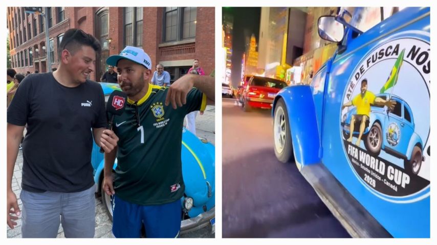 Milhares de quilômetros depois: o Fusca brasileiro que virou atração na Copa do Mundo