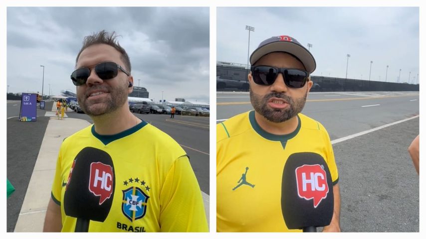 Torcedores brasileiros estão confiantes na vitória do Brasil contra a Noruega