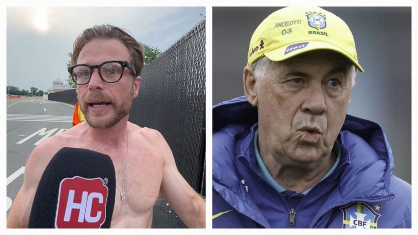 “A culpa é do Ancelotti”, lamenta torcedor brasileiro na saída do estádio 