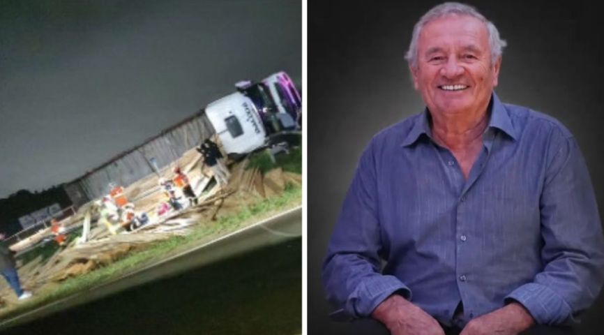 ‘Amava o que fazia’: caminhoneiro que morreu após carreta tombar na BR-101 é identificado