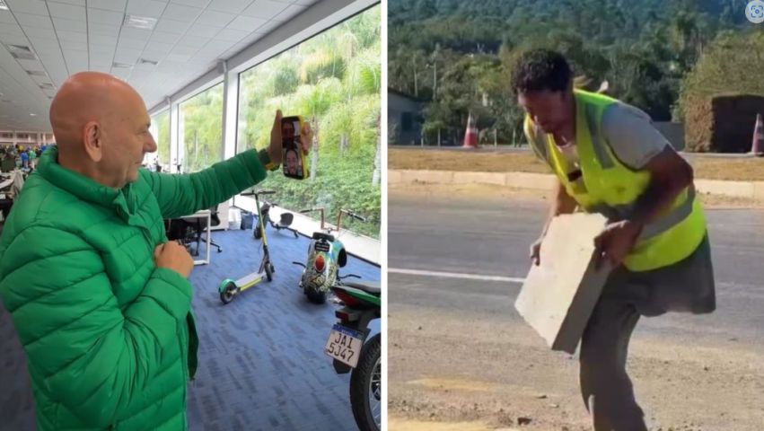‘Voltar a andar não tem preço’: pedreiro que ganhou prótese de Luciano Hang perdeu a perna com 16 anos