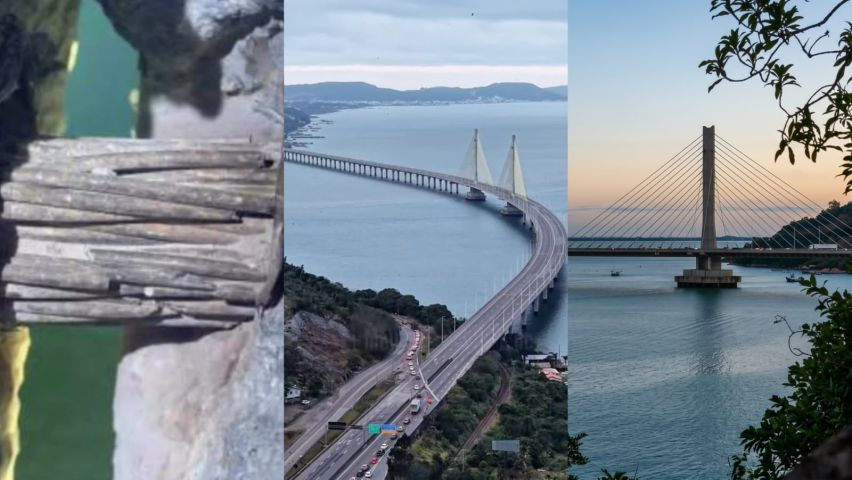 'Não pode sustentar cargas móveis': laudos revelam cabos rompidos na Ponte Anita Garibaldi e concessionária não sabe o porquê