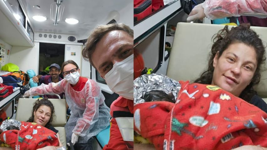 Pedro nasce dentro de ambulância dos Bombeiros Voluntários a caminho do hospital em Jaguaruna
