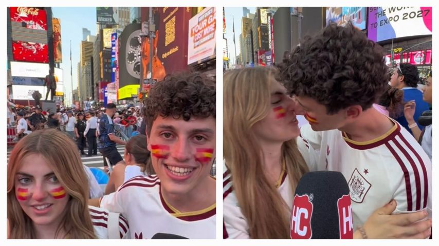 Título da Espanha termina com pedido de namoro em Nova York