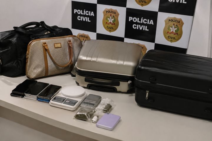 Operação da Polícia Civil recupera objetos furtados e prende investigado em Laguna