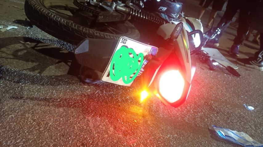 Motociclista fica gravemente ferido após colisão com carro na SC-434, em Garopaba