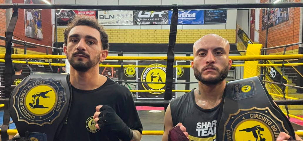 Atletas de Tubarão conquistam dois cinturões em tradicional torneio de Boxe e Muay Thai