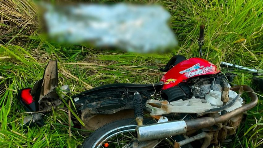 Jovem morre em acidente de motocicleta no bairro Santa Apolônia, em Sangão