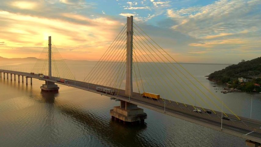 Após reparo, monitoramento confirma estabilidade da Ponte Anita Garibaldi