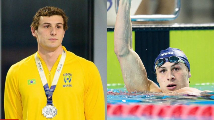 Nadador de Tubarão conquista seis medalhas em competição universitária no Peru