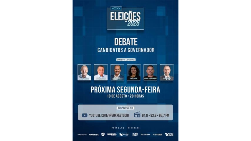 Assessores dos candidatos e pool de veículos definem regras do Debate VOXX Eleições 2026