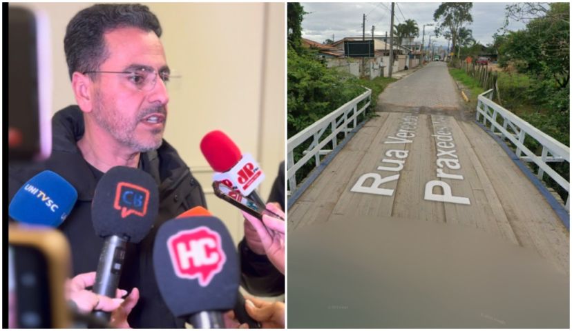 (Vídeo) Prefeitura de Tubarão autoriza construção de nova ponte de concreto sobre o Rio da Madre