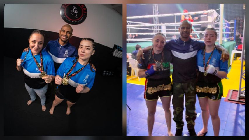 Lutadoras de Tubarão são campeãs em competição estadual de Muay Thai