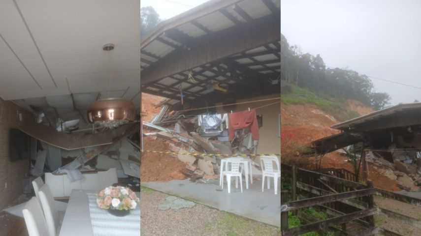 Morre menina de 10 anos atingida por deslizamento de terra em Santo Amaro da Imperatriz