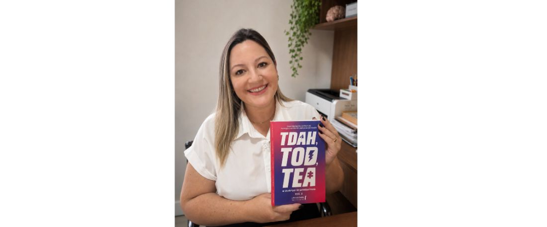 Psicopedagoga de Tubarão lança livro sobre TDAH, TOD, TEA e outros transtornos