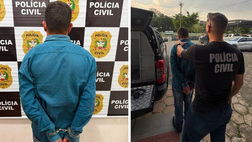 Suspeito de abusar da enteada é preso em Lauro Müller durante palestra sobre violência contra a mulher
