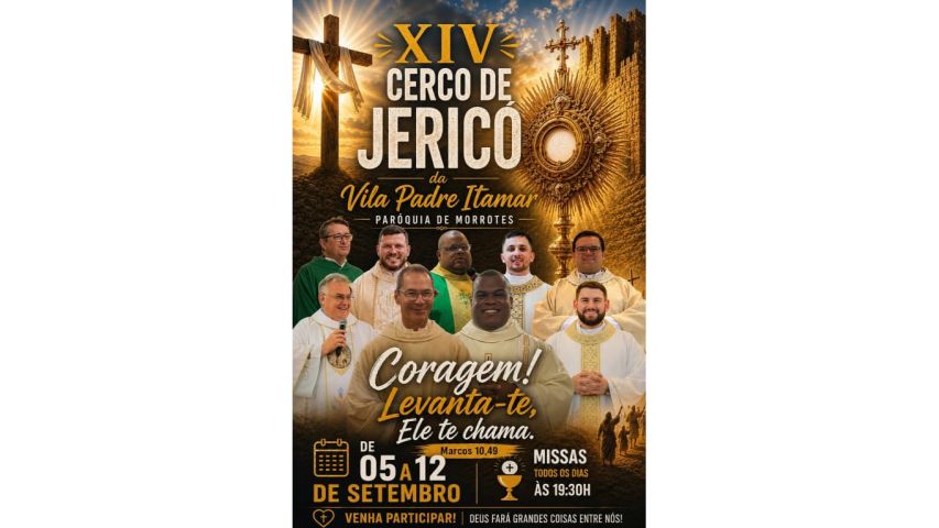 Comunidade Vila Padre Itamar realiza XIV Cerco de Jericó em setembro