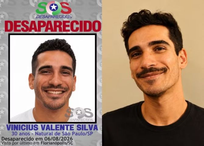 Bancário desaparecido em Florianópolis: família busca amigo que teria recebido paulistano em viagem