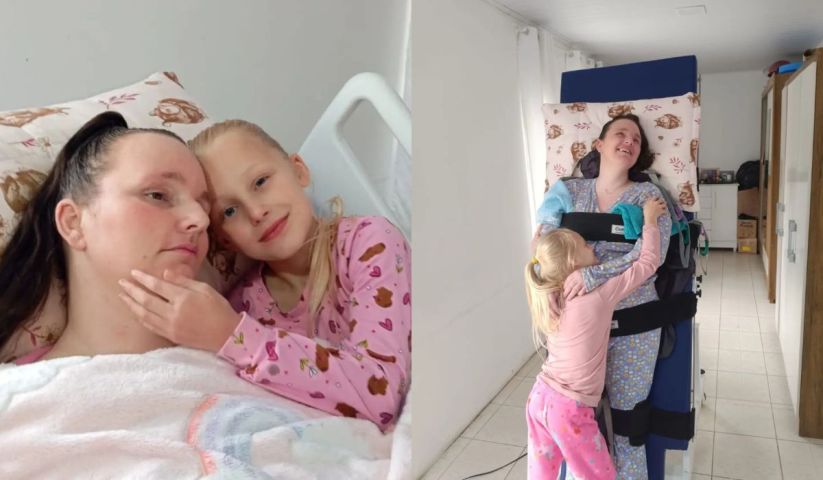 Menina de 7 anos que mudou rotina para cuidar da mãe após AVC em SC enfrenta desafio de saúde e mobiliza corrente de boa energias