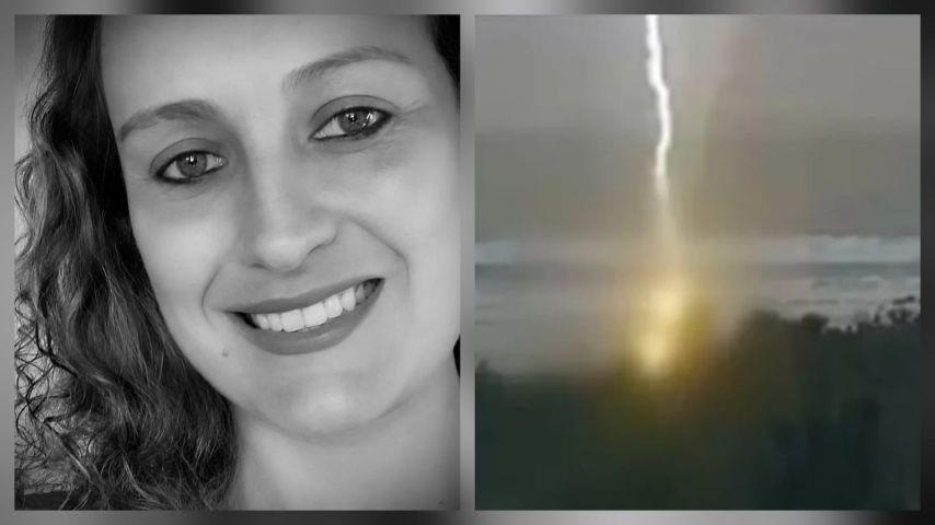 Mulher que morreu após ser atingida por raio em SC é identificada