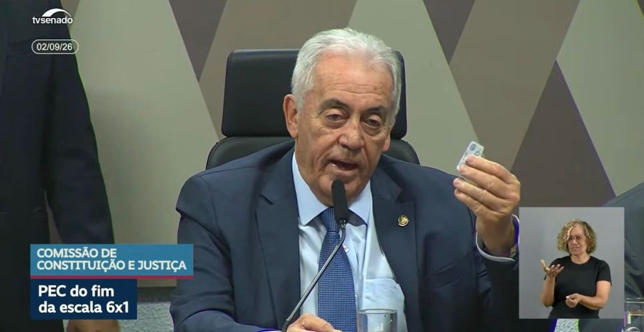 Otto Alencar oferece calmante a Rogério Marinho durante discussão sobre fim da escala 6x1; VÍDEO