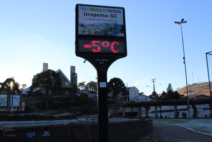 Frio retorna à Santa Catarina neste fim de semana