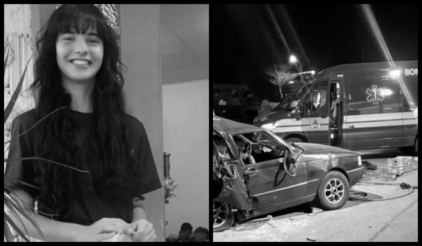 Adolescente morta em grave acidente estava indo para a igreja com o pai e a irmã gêmea no momento da colisão
