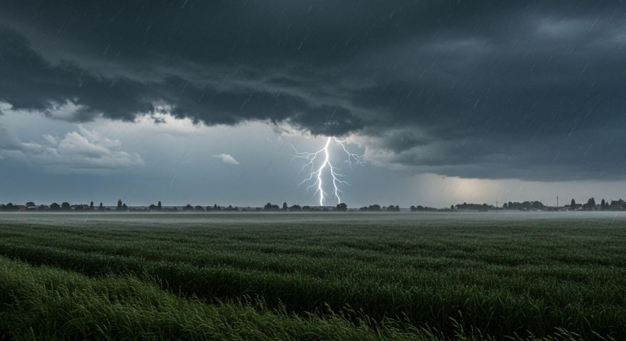 Fim de semana será marcado por temporais com chuva abrangente e intensa em SC