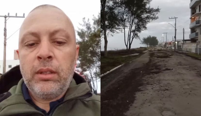 (Vídeo) Possível tsunami meteorológico leva mar até segunda rua e causa danos em balneários de Jaguaruna